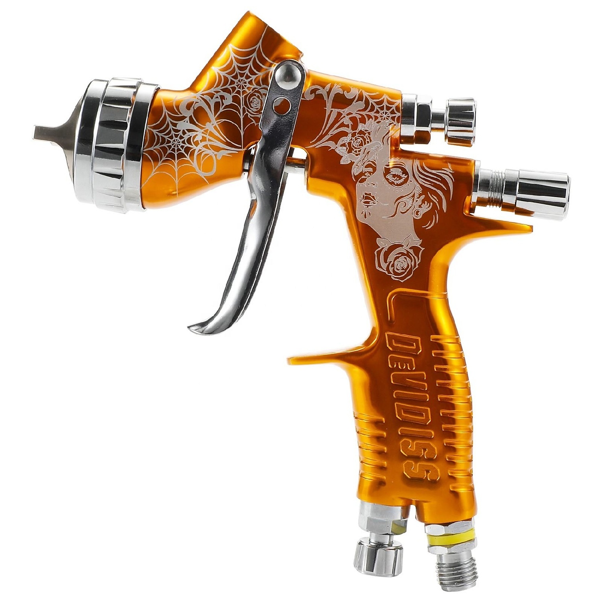BlackTeck HVLP Paint Sprayer — 1.3mm Nozzle, 20 fl. oz. Detachable Cup, Stainless Steel, Model# N2-JD